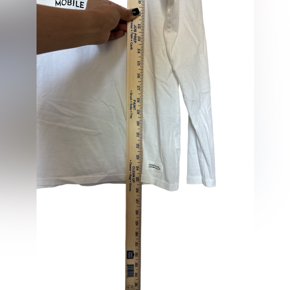 Life is good, white long sleeve women’s shirt witches broom,‎ size small - Picture 6 of 6